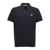 Stone Island Logo patch polo shirt Blue