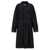 Maison Margiela Long single-breasted trench coat Black