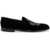 Dolce & Gabbana Embroidered Velvet Loafers NERO GUN METAL