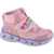 SKECHERS Heart Lights - Brilliant Rainbow Pink