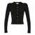 Michael Kors Michael Kors Ribbed Wool Cardigan Black