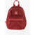 Nike Air Jordan Fabric Mini Backpack With All-Over Monogram Red