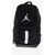 Nike Air Jordan Solid Color Velocity Maxi Backpack With Prints De Black