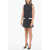 Palm Angels Sleeveless Track Dress With Patch Pockets Black