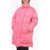 AMBUSH Nylon Oversized Down Jacket With Flush Pockets Pink