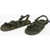 NOMADIC STATE OF MIND Rope Slingback Sandals Military Green