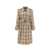 Burberry Burberry Checked Trench Beige