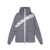 DSQUARED2 Dsquared2 Logo Hooded Windbreaker Gray