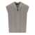 Emporio Armani EMPORIO ARMANI MOON ROCK SLEEVELESS CARDIGAN Beige