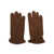 Claudio Orciani Suede gloves Brown