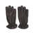 Claudio Orciani Leather gloves Black  