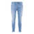 Dondup Washed effect light blue jeans Blue