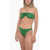 OSEREE Lurex Bandeau Bikini Green