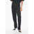 Palm Angels Cotton Track Pants With Lurex Embroideries Black