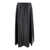 ARMA Black Relaxed Skirt With Zip Closure In Leather Woman Black