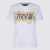 Versace Jeans Couture Versace Jeans Couture Cotton T-Shirt With Printed Logo BIANCO E ORO