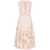 ZIMMERMANN Zimmermann Floral Print Linen Midi Dress PINK