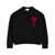 AMI Paris AMI Paris Red Adc Sweater Clothing Black