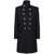 Balmain Balmain Officer Virgin Wool Coat Clothing Black