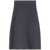 Jil Sander Jil Sander Wool A-Line Midi Skirt GREY