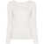 Brunello Cucinelli Brunello Cucinelli Cashmere And Silk Blend Boatneck Sweater WHITE