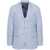 Brunello Cucinelli Brunello Cucinelli Linen Pinstriped Blazer Jacket CLEAR BLUE
