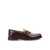 Gucci Gucci Leather GG Supreme Loafers Brown