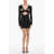 AMBUSH Long Sleeved Mini Dress With Cut-Out Details Black