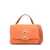 Zanellato Zanellato Postina Jones Small Leather Shoulder Bag ORANGE