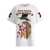 Max Mara Max Mara Printed-Jersey Oversized T-Shirt WHITE