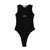 GCDS Gcds Sleeveless Bodysuit In Cotton With  Logo Print On The Front. Black