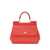 Dolce & Gabbana Dolce & Gabbana Sicily Medium Leather Handbag RED