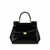 Dolce & Gabbana Dolce & Gabbana Sicily Medium Leather Handbag Black