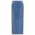 Marni Marni Leather Pencil Skirt BLUE