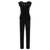 NORMA KAMALI Norma Kamali V-Neck Jumpsuit Black