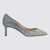 Jimmy Choo Jimmy Choo Silver Tone Romy Pumps SILVER/DUSK BLUE