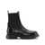 Ganni Ganni Chelsea Boots In Recycled Polyester With Elastic Panels Black