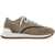 Brunello Cucinelli Wool Sneakers With Precious Stripe Design ICE