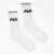 Fila SOCKS XS11FEU026 WHITE 3 PAIRS White/Black