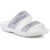 Crocs Classic Croc Glitter II Sandal Multi Silver/White