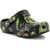 Crocs Classic Spray Camo Clog Kids BLACK Black/Green