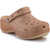 Crocs Classic Platform Glitter Clog Beige