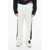 Diesel Brushed Cotton P-Zamper Pants With Contrasting Bands White