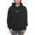 Diesel Distressed Effect S-Macs-L2 Hoodie With Embroidered Logo Black