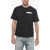 Palm Angels Crewneck Sartorial Tape T-Shirt With Breast Pocket Black