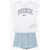 Nike Dri-Fit Skort And Crew-Neck T-Shirt Set Light Blue