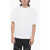 Neil Barrett Solid Color Slim Fit T-Shirt With Eyelets Details White