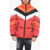 DSQUARED2 Star Quilted Down Jacket With Standing Collar Multicolor