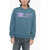 Diesel Brushed Cotton S-Ginn-E3 Crewneck Sweatshirt With Logo Print Light Blue