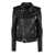 Pinko Pinko Costa Rica Leather Jacket Black